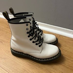 White dr. Marten 1460 boots, size 8